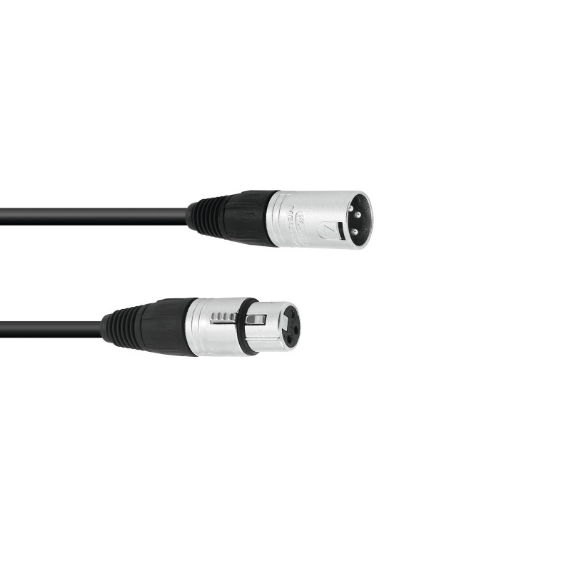 SOMMER CABLE XLR cable 3pin 3m bk Neutrik